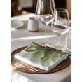 thumbnail image 6 of Sage Green Cloth Napkins Set of 8 Reusable Dinner Napkins, Boho Modern Floral Abstract Ombre Leaf White Cocktail Napkin Washable Table Napkins for Wedding/Holiday Party/Baby Shower 20"x20", 6 of 7