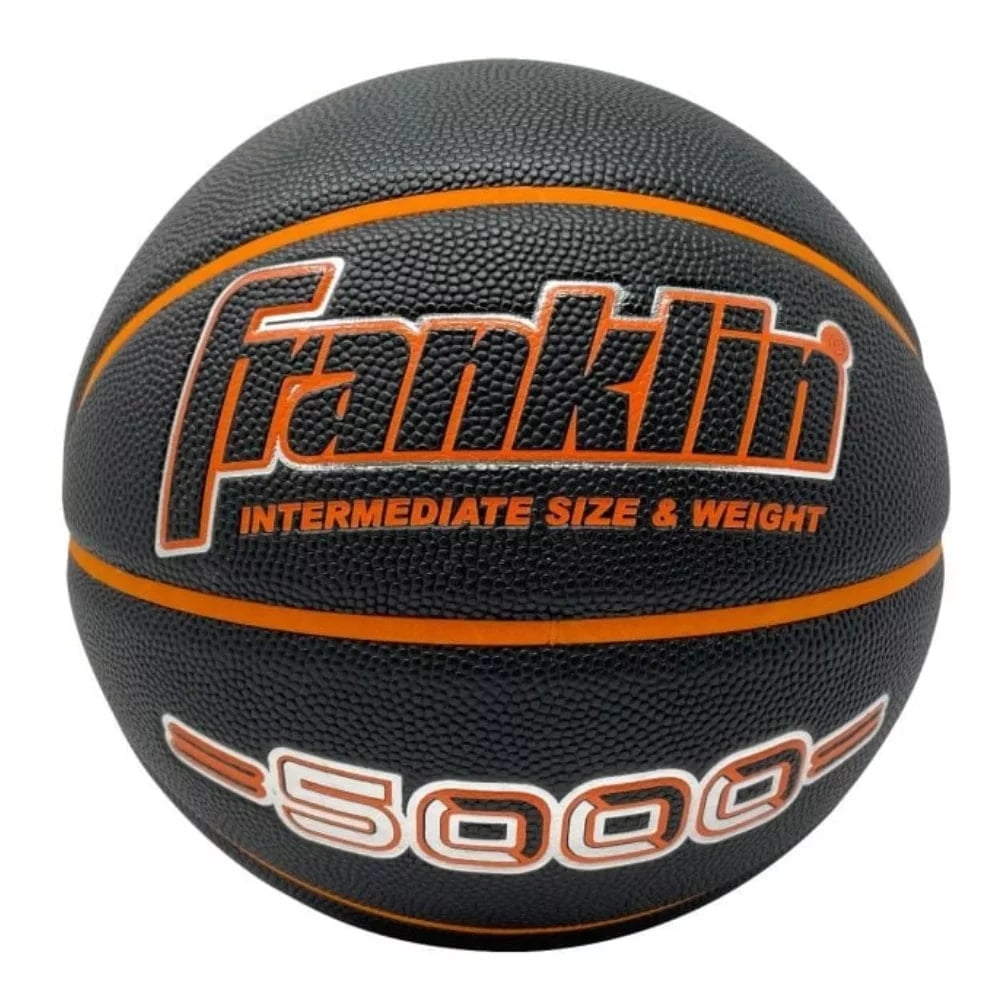 Balón Basketball 5000 Negro Naranja Tamaño 6