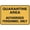 Warning Sign 6, variant on Quarantine Area Authorised Personnel Only Sign - 8"x12" Aluminum Sign Pre-Drilled Holes for Easy Mounting Indoor Outdoor, Quarantine Zone