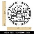 thumbnail image 2 of Magic Fairytale Castle Rubber Stamp for Scrapbooking Crafting Stamping - Medium 1 Inch, 2 of 7