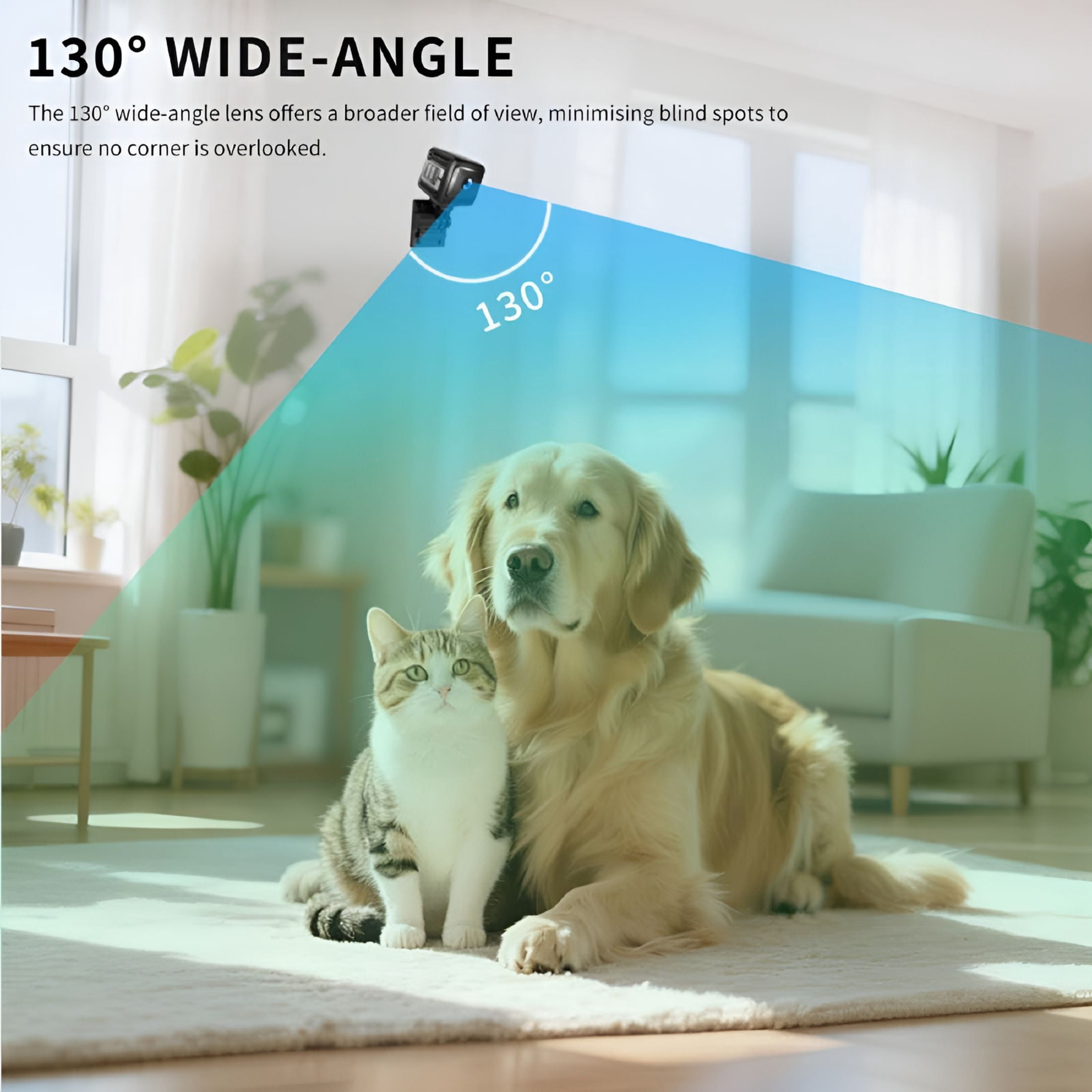 GJX Mini Security Camera,1080p HD Wireless Indoor Cam with 6-Hour Battery & No WiFi Needed for Recording,AI Motion Detection Night Vision for Home,Office,Baby and Pet Monitoring,Black