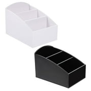 2 Pcs Coffee Pod Storage Box Counter Tray Tv Stand Coffee Bar Containers Make up Pallets Coffee Organizer Office