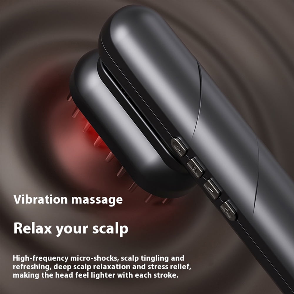 4 in 1 Electric Massage Comb Head Scalp Massager Brush for Hair Growth Anti Loss Scalp Essence Oil Applicator