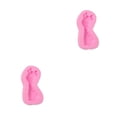 thumbnail image 3 of Monstrate Molde de silicona de dibujos animados para boda, festival, vacaciones, hogar, comedor, café, gelatina, pastel, molde para hornear, Rosa tipo 5 2piezas, 3 of 6