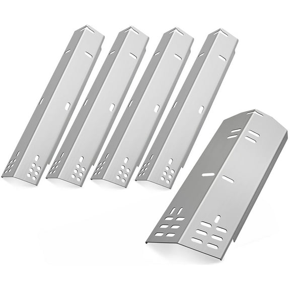 70-02-411 70-02-412 DGH474CRP Heat Tent Grill Replacement Parts for Dyna Glo Grill Heat Shield DGH485CRP DGH474CRP-D DGH485CRP-D DGH474CRN-D Side Sear PLUS and Main Burner Cover Grill Parts 5 Pieces