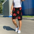 thumbnail image 5 of Daiia Beautiful Red Ladybug Mens Woven Stretch Pajama Short,Short Pajama Pants-3X-Large, 5 of 9