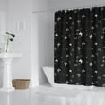 thumbnail image 2 of Black Gray Butterfly Pattern Shower Curtain 72"x72" ,Bathroom Decorative Shower Curtains Set with 12 Hooks,Modern Waterproof Washable Shower Curtain, 2 of 6