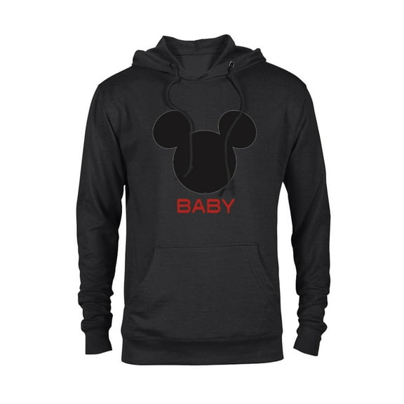 Disney Mickey Mouse Baby Family - Pullover Hoodie for Adults - Customized-Black