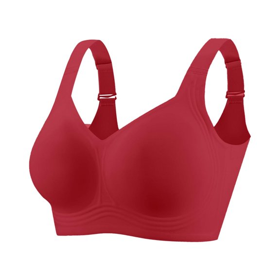 Bras Women Seamless Push Up Bras Adjustable Straps Full Coverage Tshirt Bra with No Underwire Everyday Bras Comfy Bras for Women