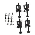 thumbnail image 2 of 4 patas niveladoras para muebles, de acero, fáciles de instalar, ajustables con tornillos para banco de trabajo, silla y estantería. 10 centímetros, 2 of 8