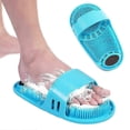 thumbnail image 1 of Silicone Shower Foot Scrubber Personal Foot Massage And Cleaning, Non-slip Foot Scrubber For Men And Women (1pcs Blue), 1 of 5