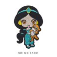thumbnail image 1 of Parches bordados Arco Iris Latino MINISO Elsa Belle Princess para niños para ropa DIY parche para planchar en ropa bolsa accesorios de parche personalizados, 1 of 4