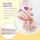 thumbnail image 5 of Jumpingount Extensión de uñas Herramientas de manicura de ataúd reutilizables Mujeres Parches completos Decorados Desmontable DIY Uñas Arte de uñas Color carne TJP1170-Y1-B1, 5 of 6