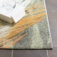thumbnail image 5 of SAFAVIEH Barbados Cionadogh Botanical Indoor/Outdoor Area Rug, Green/Black Gold, 9'10" x 12'5", 5 of 11