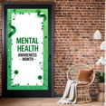 thumbnail image 3 of LUUFILx Mental Health Awareness Month Banner Backdrop Decoration Event Supplies Educational Display Party Props Celebration Background, 3 of 7