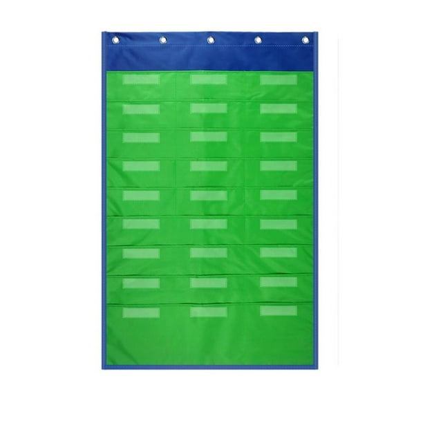 Premium Storage Pocket Chart with 27 Pockets,Wall Hanging File Folder