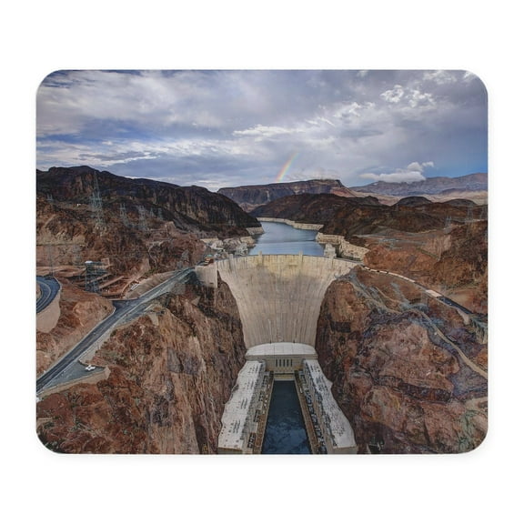 CafePress - Large Hoover Dam Mousepad - Non-slip Rubber Mousepad, Gaming Mouse Pad