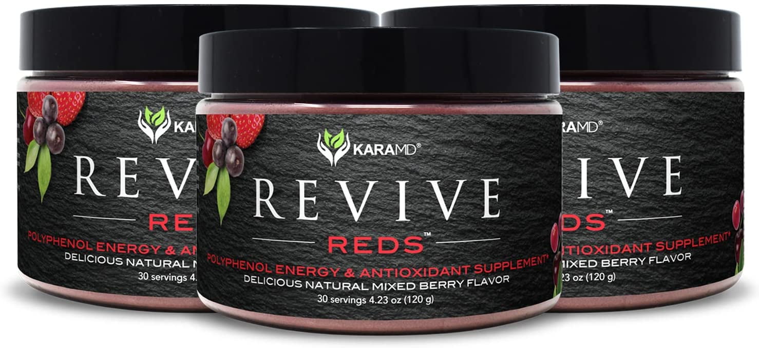 KaraMD Revive Reds Dr Formulated Polyphenal Energy Booster Supplement