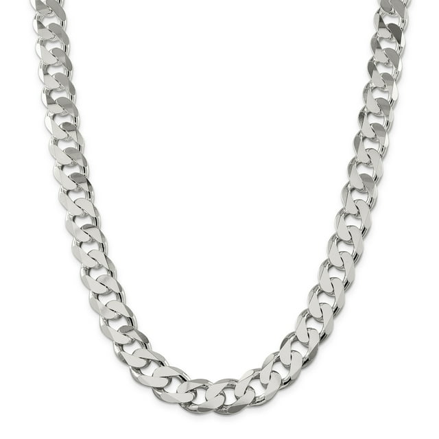Chaîne Gourmette en Argent Sterling 925 15mm 24 Pouces