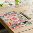 thumbnail image 5 of CounterArt "Full Bloom" 4-Pack Reversible Flexible Plastic Tabletop Placemats, 5 of 8