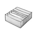 thumbnail image 2 of Honeycomb Compartment Underwear Drawer Organizer Set, Mesh Fabric Closet Dividers, Foldable Clothing Storage Bin for Bedroom Gray S, 2 of 4