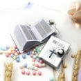thumbnail image 6 of SPRING PARK Mini Holy Bible Keyring Silver Bag Purse Keychain Charms Pendant, 6 of 7