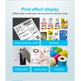 thumbnail image 3 of Zootealy Thermal Label Printer for EUB 100*150MM Shipping Labels with Bluetooth, USB, and LAN Interfaces - High-Speed Printing, Support for Various Fonts and Barcodes, 3 of 7