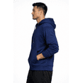 thumbnail image 2 of Expert Brand Men's Full Zip Hoodie Pullover Sweater, Navy, 3XL, 2 of 6