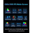 thumbnail image 4 of UPERFECT GR16DQ 120Hz Gaming Monitor 2560*1600 2K Portable Monitor, 4 of 9