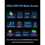 UPERFECT GR16DQ 120Hz Gaming Monitor 2560*1600 2K Portable Monitor