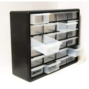 Homak Manufacturing 24-Drawer Parts Organizer, Black