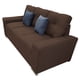 thumbnail image 4 of Sala Modular 3-2 El Bazar Store Suecia Lino nacional Chocolate Sofá Love seat, 4 of 6