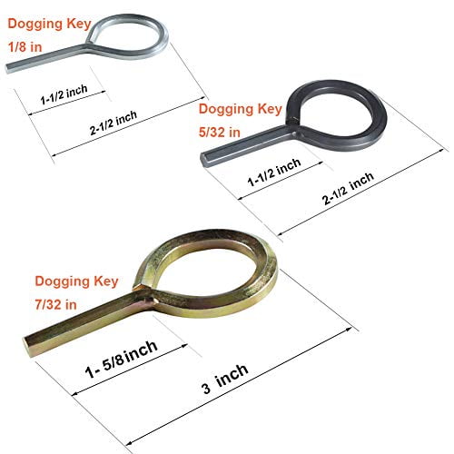 10 Pack 5/32" Standard Hex Dogging Key Full Loop Allen Wrench Door FREE SHIPPING 