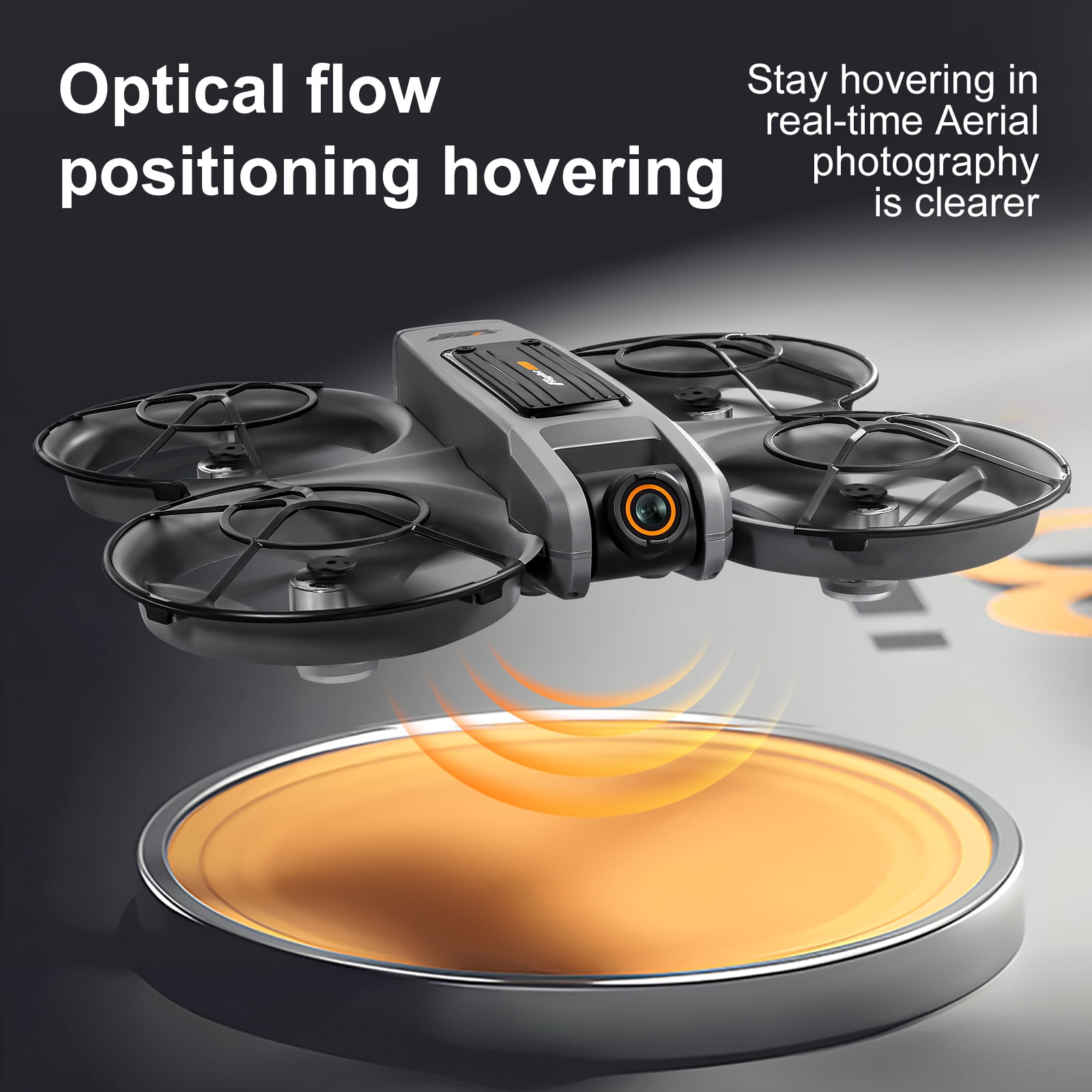 S156 Drone with 4.5in Screen Remote Control, 1080P HD Dual Camera, Brushless Motor, Optical Flow Positioning, One-Click Take off and Landing, Easy Control Drone Gift