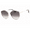 Rose Gold/Grey, variant on Salvatore Ferragamo SF 264S Metal Womens Irregular Sunglasses Gold 60mm Adult