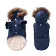 thumbnail image 4 of Abrigo para perros de otoño e invierno, chaqueta de algodón de dos patas con gorro, adecuada para suministros para perros mascota pequeños y medianos JM Papelería, 4 of 5
