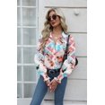 thumbnail image 4 of Blusa de manga larga con botones Zeagoo para mujer XL, 4 of 6