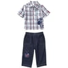 Disney - Mickey Mouse Team Baseball 2-Piece Pants Set for Boys - Newborn