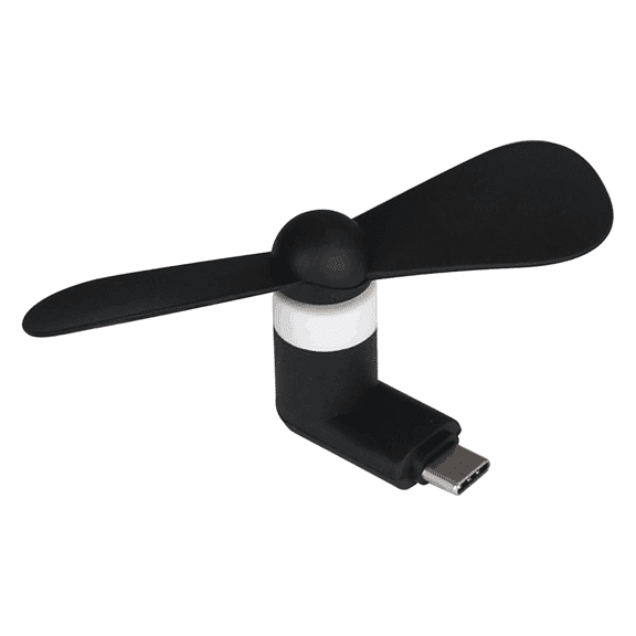Phone Fan,Mini Usb Cooling Hand Fans Portable Cell Phone Fan Small Personal Travel Pocket Fans Summer Gadgets Black
