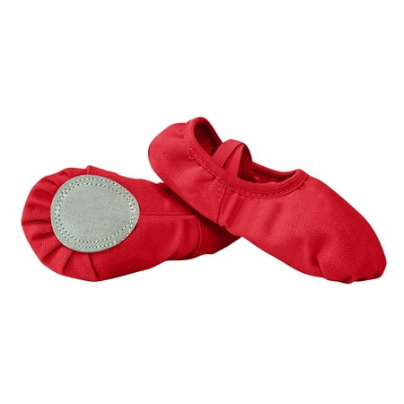 LIZENG Ballet Shoes for Girls Toddler Ballet Slippers Soft Leather Boys Dance Shoes for Toddler/Little Kid/Big Kid for Toddler Kids Children