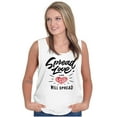 thumbnail image 3 of Cute Spread the Love Trending Quote Tank Top Tee Shirt Women Brisco Brands S, 3 of 6
