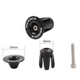 thumbnail image 2 of 1 Pairs Road Bike Bicycle Aluminum Alloy Handlebar Grips Bar End Cap Plug, 2 of 6