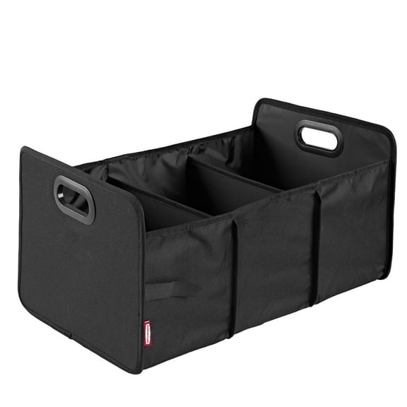 Rubbermaid Trunk Organizer – Heavy-Duty, Collapsible Storage Bin with Multiple Compartments for Cars, Trucks, and SUVs
