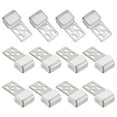thumbnail image 1 of Uxcell 12Pack 5 Agujeros Clip de Reparación de Sofá Partes de Reparación de Muebles, 1 of 7