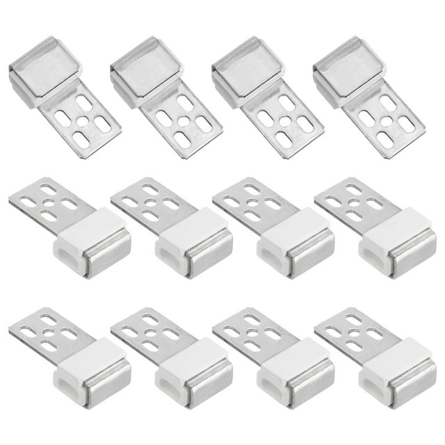 Uxcell 12Pack 5 Agujeros Clip de Reparación de Sofá Partes de Reparación de Muebles
