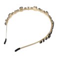 thumbnail image 7 of Unique Bargains Fashion Rhinestone Thin Head Bands Black, 7 of 7