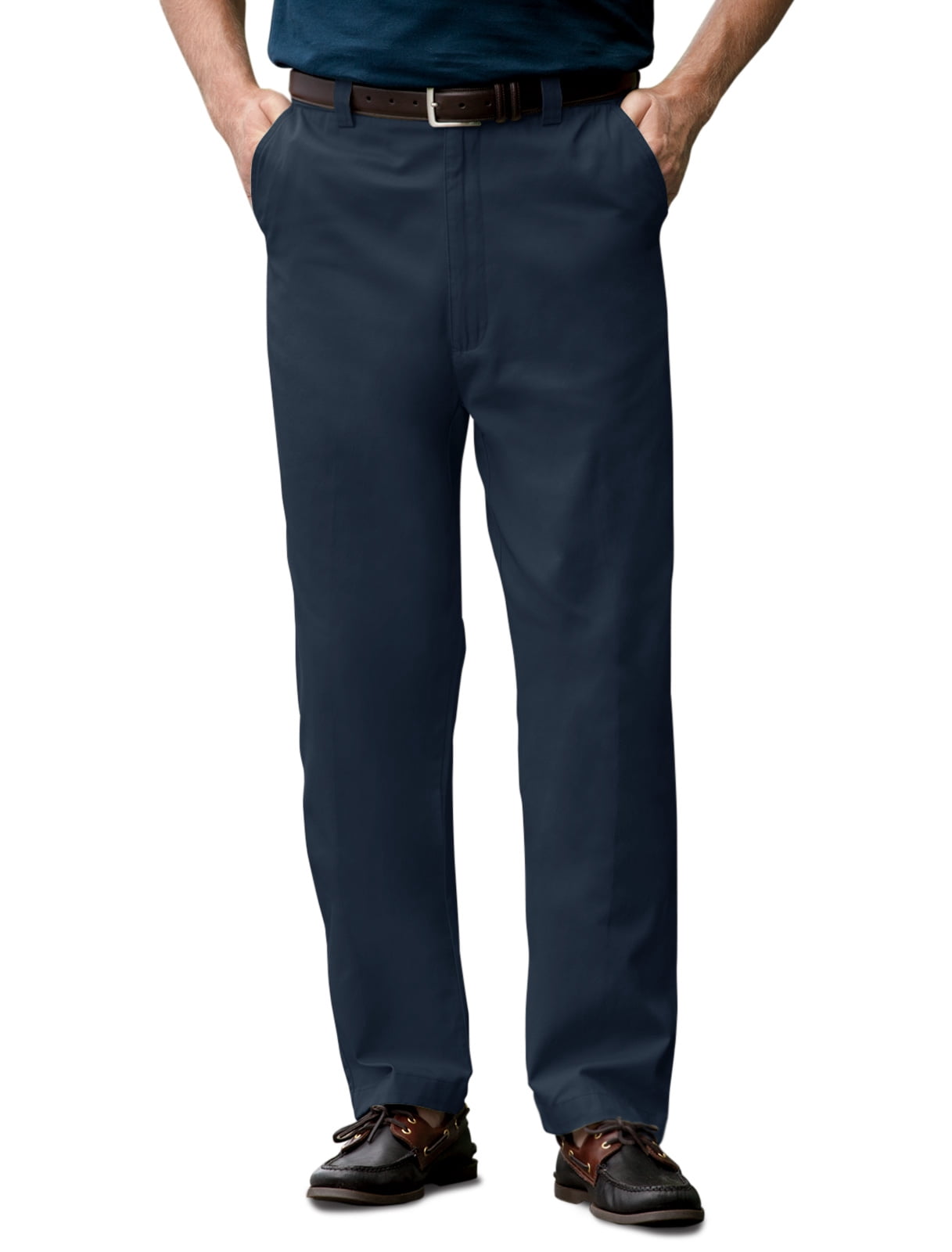 Harbor Bay Waist-Relaxer Flat-Front 