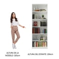 thumbnail image 4 of Estante Librero Organizador Madesa 6908 con 6 Nichos Blanco 1, 4 of 8