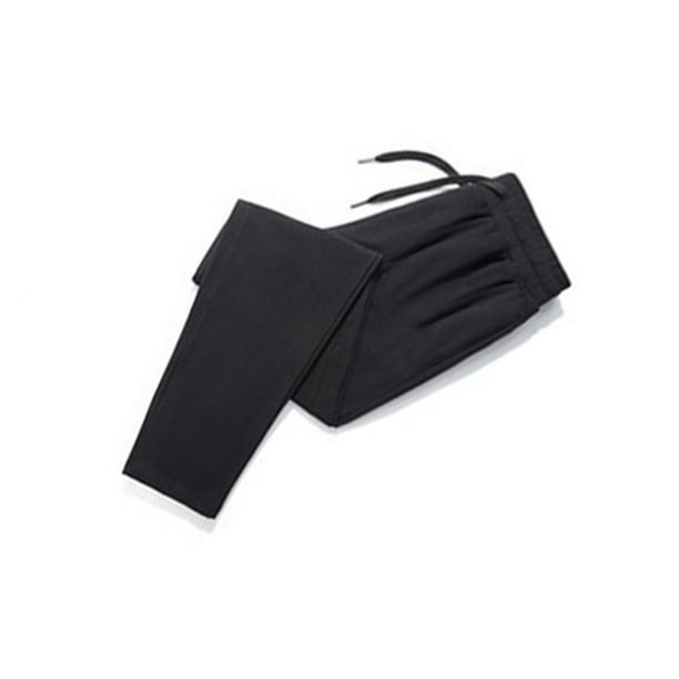 Qarigey Pantalones largos informales, pantalones gruesos a la moda, ropa deportiva para correr, ropa elástica para hombre, pantalones de chándal con Prendas para la parte inferior del cuerpo Negro/M Qarigey AP012588-03