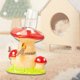 thumbnail image 1 of Pottery Hámster Botella de agua Dispensador de agua Decoración de adornos livianos Soporte de rejilla para la sala de estar en el hogar Ratica gerbil Rojo, 1 of 10